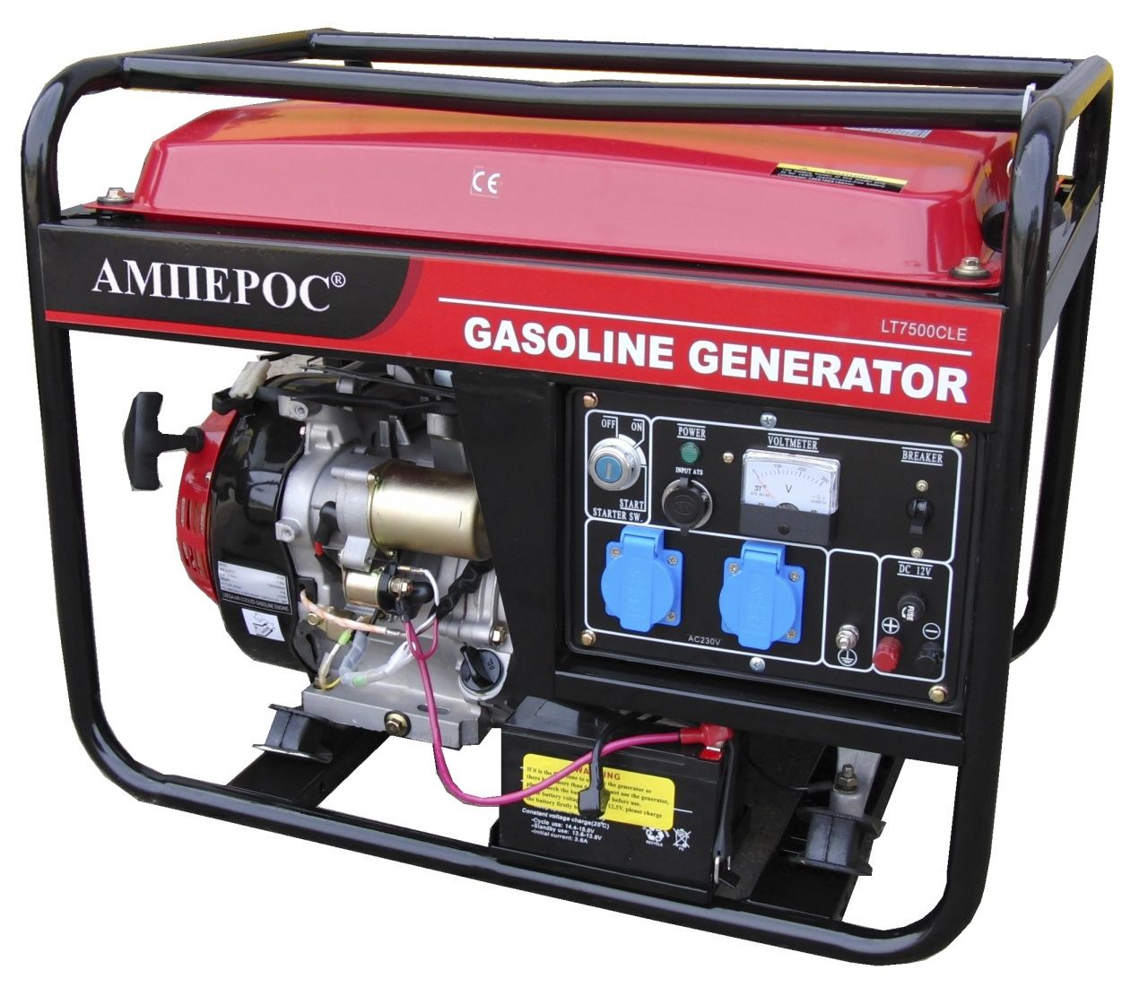Бензиновый генератор Амперос LT5000CL фото